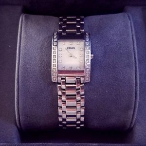 FENDI ladies diamond & mother of pearl wristwatch